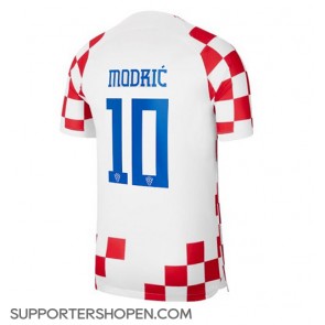 Kroatien Luka Modric #10 Hemma Matchtröja VM 2022 Kortärmad